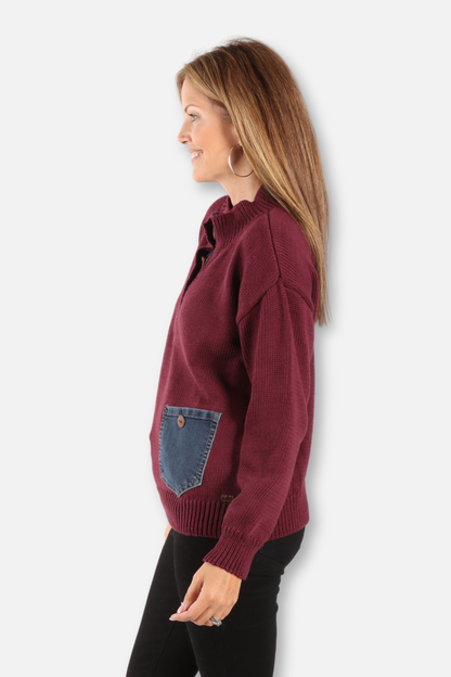 Maxie Pullover - Windsor Wine