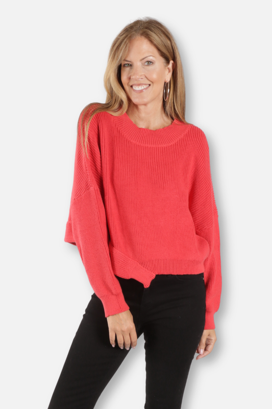 Liana Pullover - Lipstick