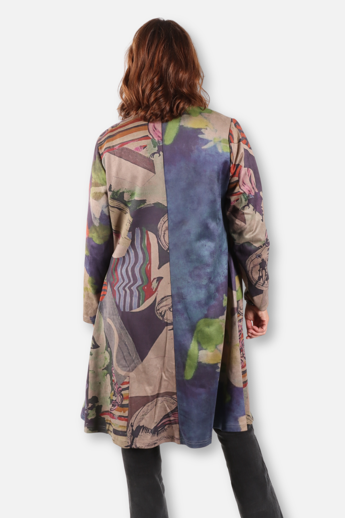 Long Open Jacket - Blue