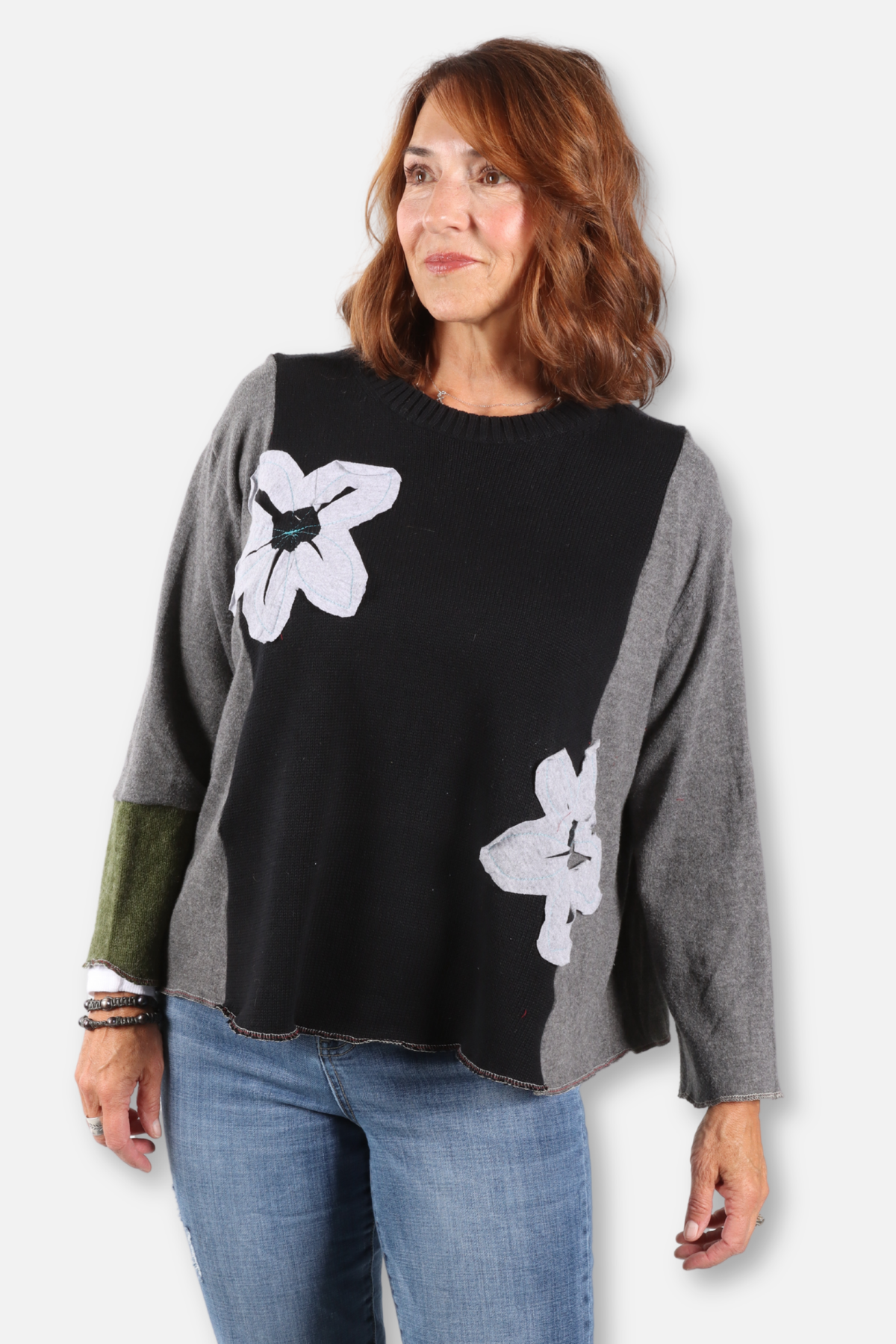 Winter Flower Sweater - Multi #1