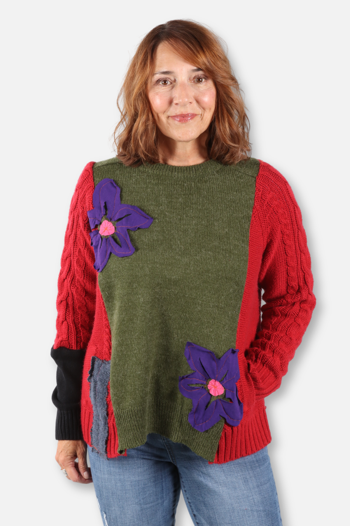 Winter Flower Sweater - Multi #3