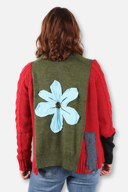 Winter Flower Sweater - Multi #3