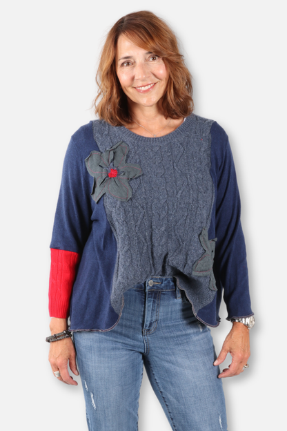 Winter Flower Sweater - Multi #4