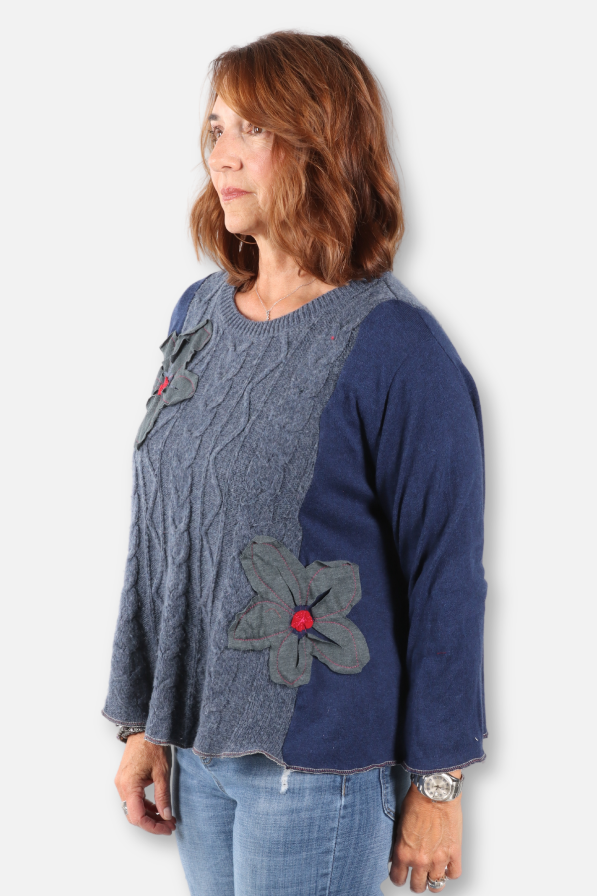 Winter Flower Sweater - Multi #4