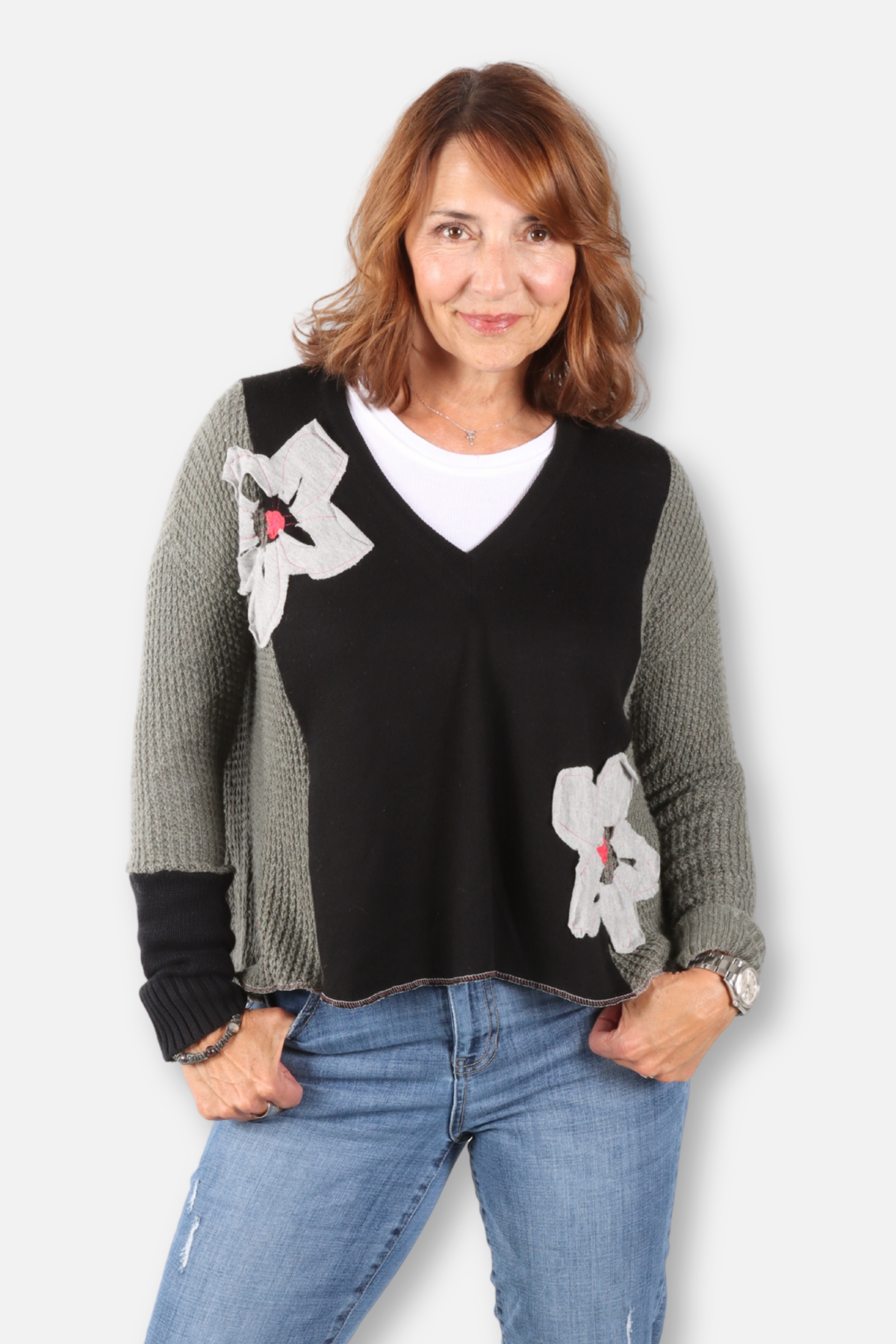 Winter Flower Sweater - Multi #5
