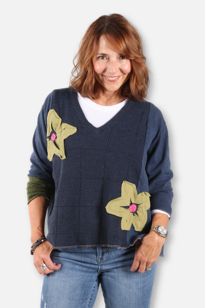 Winter Flower Sweater - Multi #6