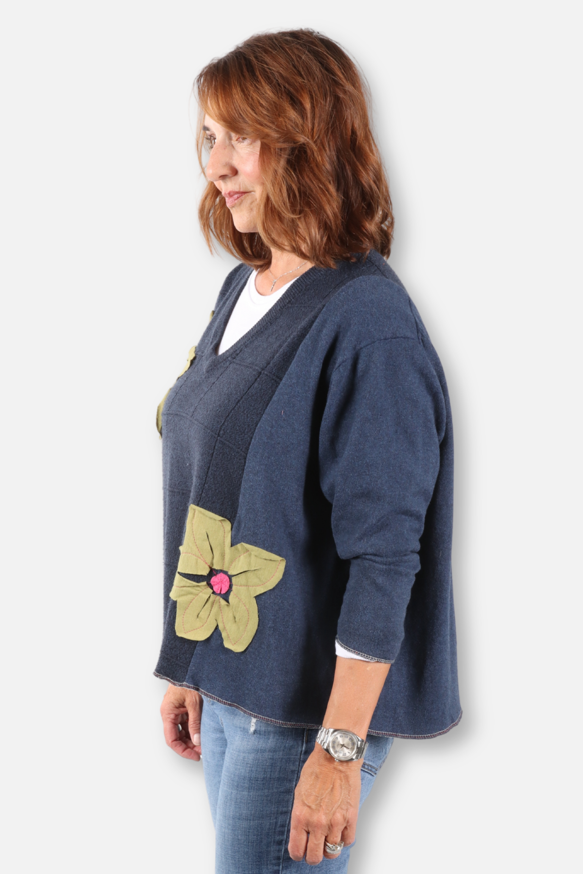 Winter Flower Sweater - Multi #6