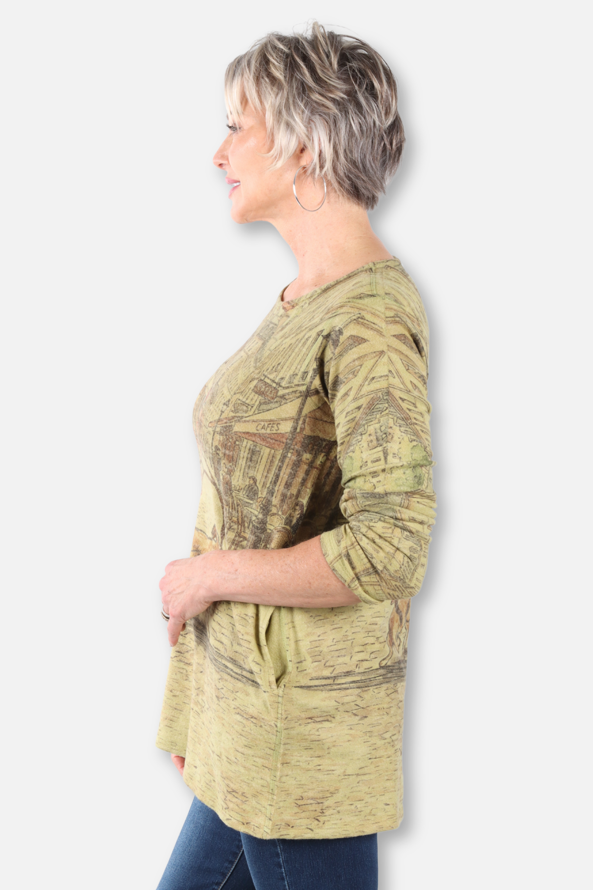 Tunic Top - Chartreuse