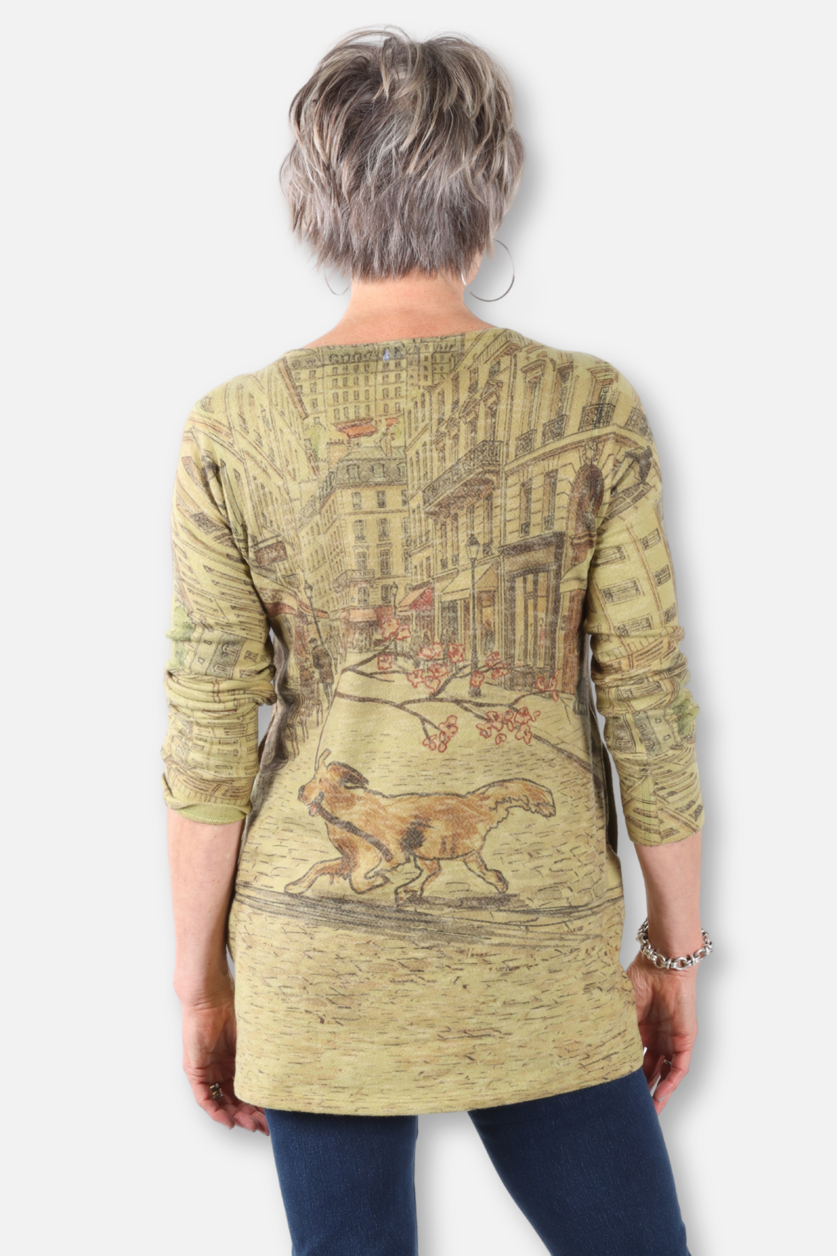 Tunic Top - Chartreuse