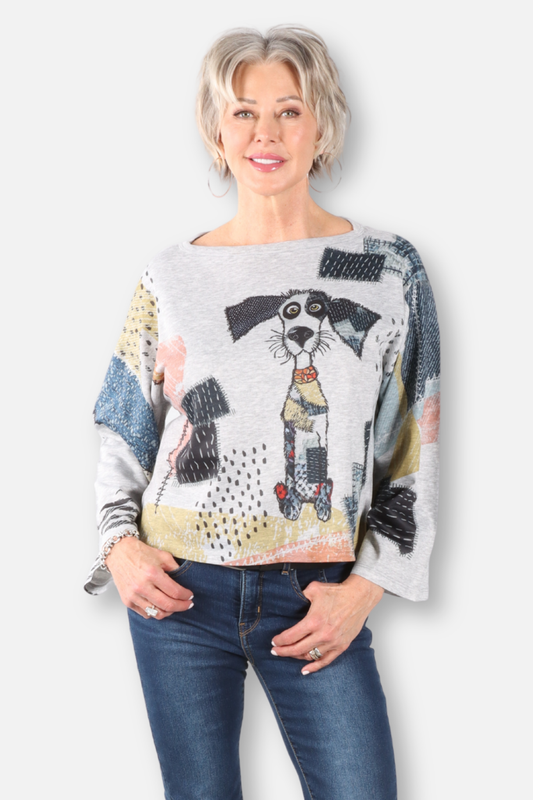 Sir Patchington Top - Grey