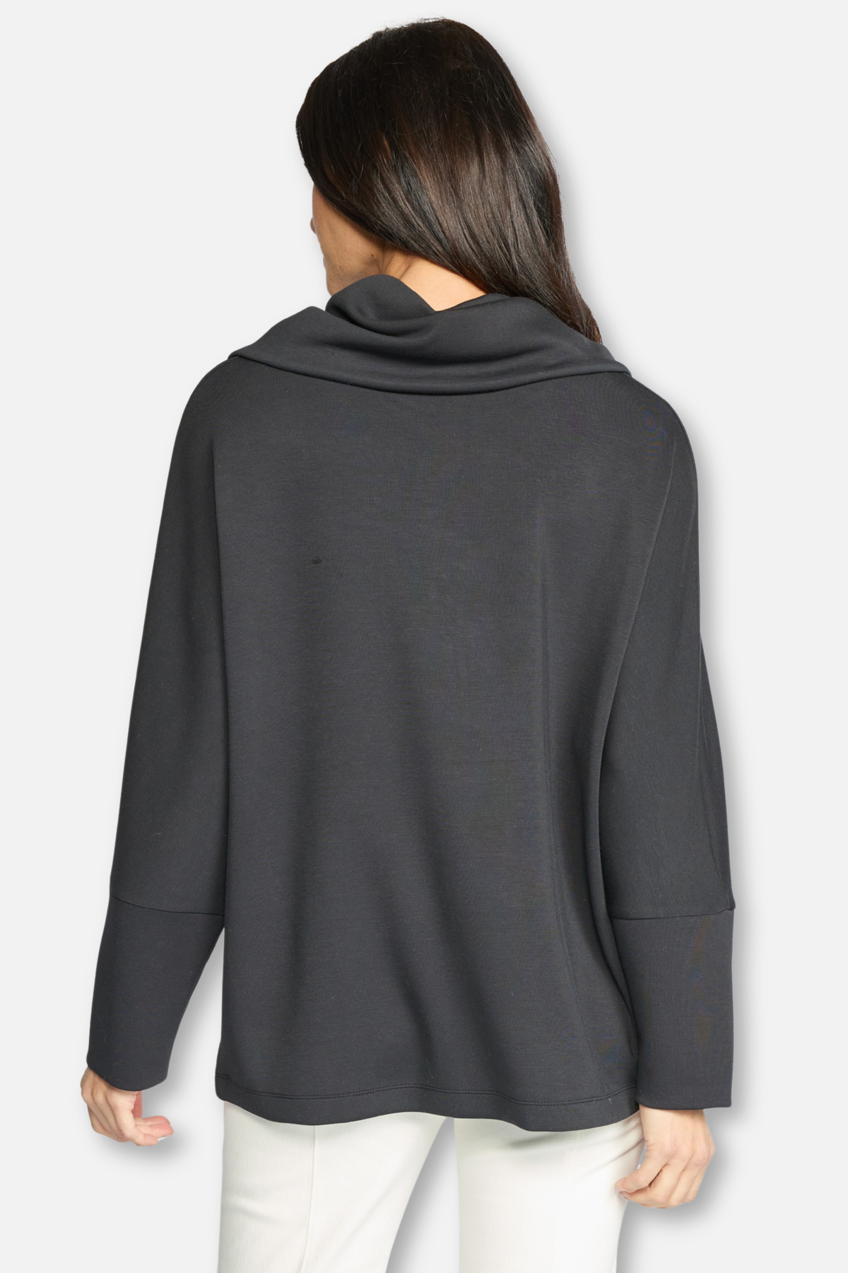Cowl Neck Tunic - Black