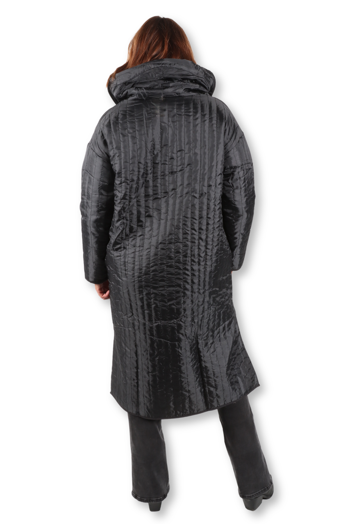 Reversible Quilted Jacket - Midnight Black & Olive
