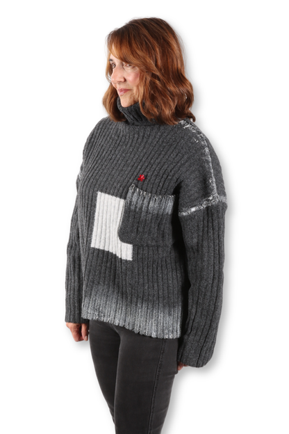 Pocket Sweater - Grey