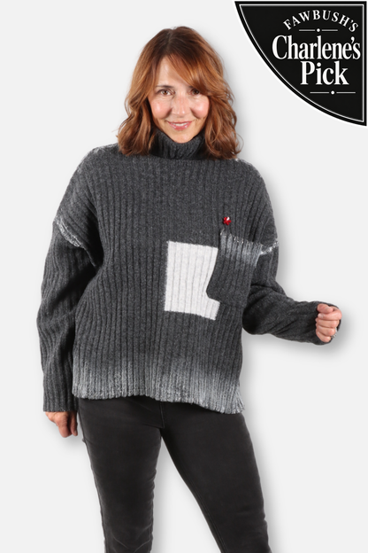 Pocket Sweater - Grey