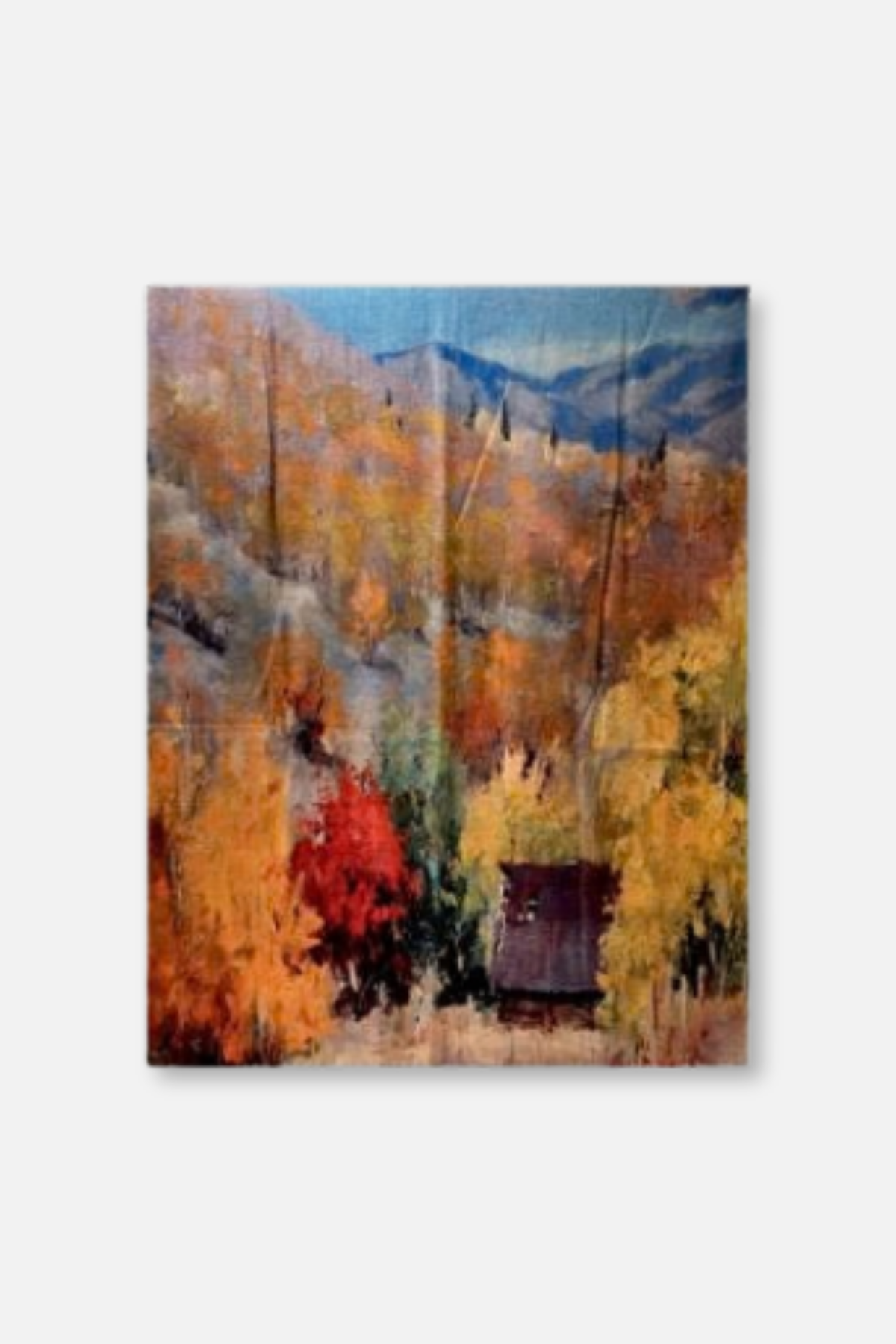 Fall Leaves & Wheat Fields Scarf