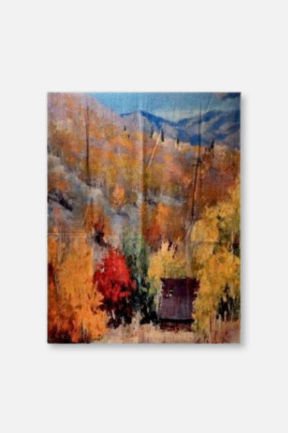 Fall Leaves & Wheat Fields Scarf