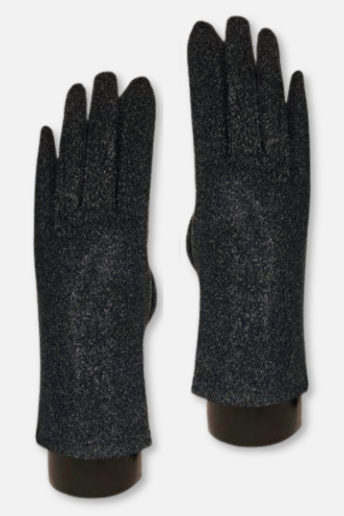 Soft Knit Touch Gloves - Grey
