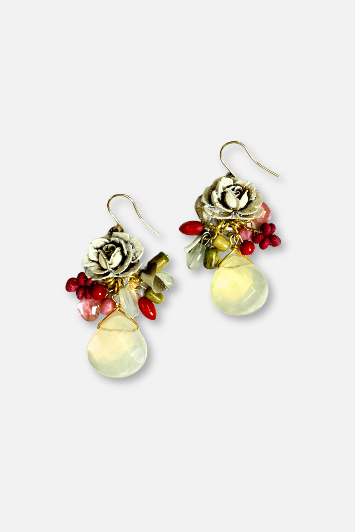 Rustic Rose Earrings