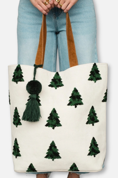 Holiday Tote Bag - Trees