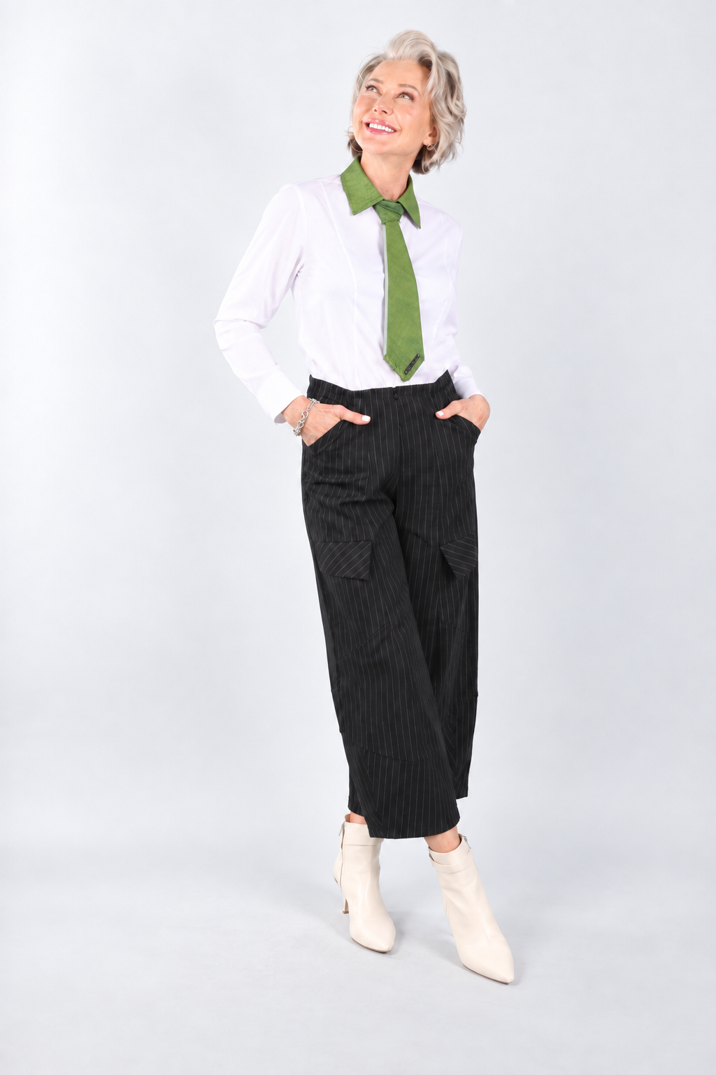 Neck Tie Scarf - Green 