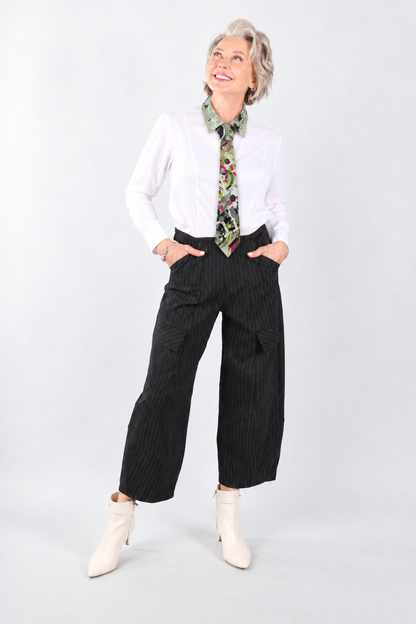 Neck Tie Scarf - Green Print