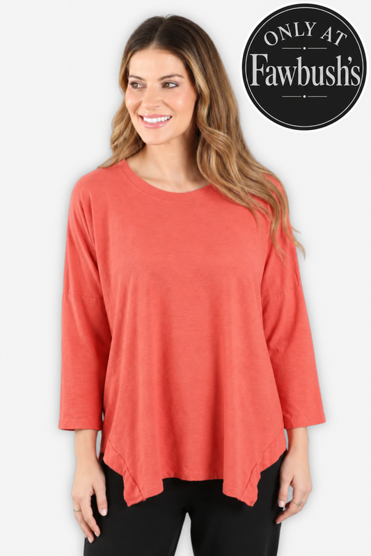 OSize Boxy Top - Chili