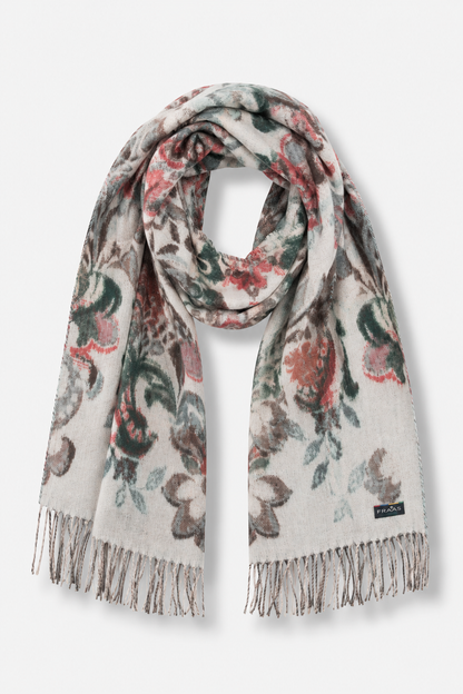 Ornamental Ombre Cashmink Scarf - Zen Blue