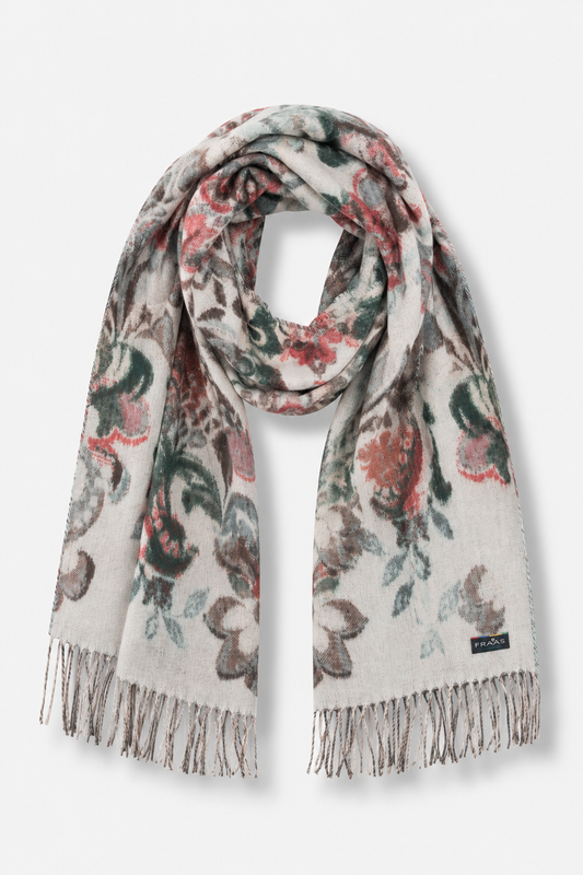 Ornamental Ombre Cashmink Scarf - Zen Blue