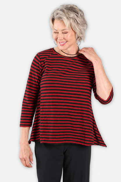 Sporty Swing Top - Maraschino