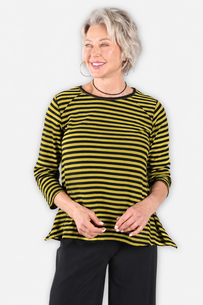 Sporty Swing Top - Pea