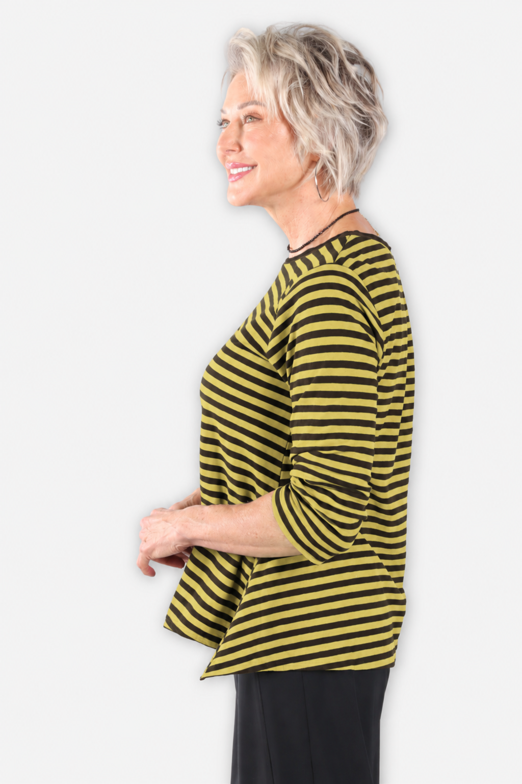 Sporty Swing Top - Pea