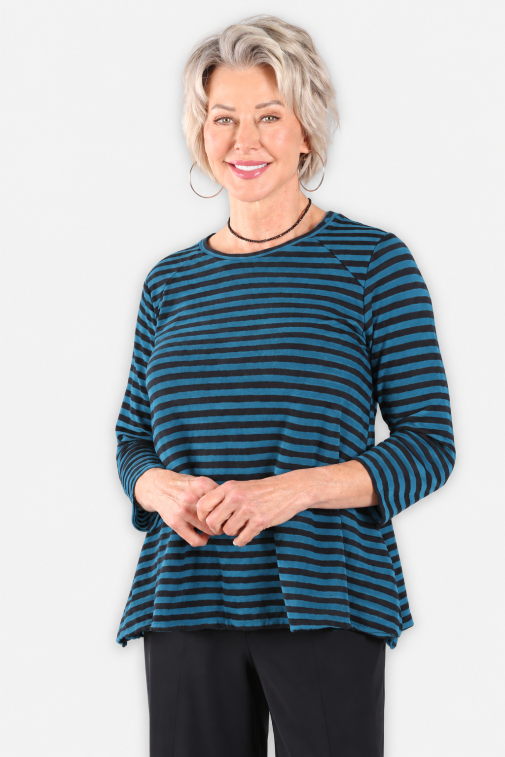Sporty Swing Top - Peacock