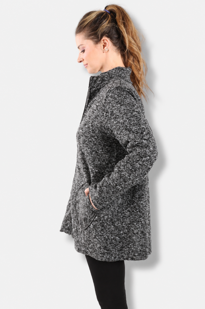 CUT LOOSE 3248902-2607 ZIP SWING JACKET BLACK