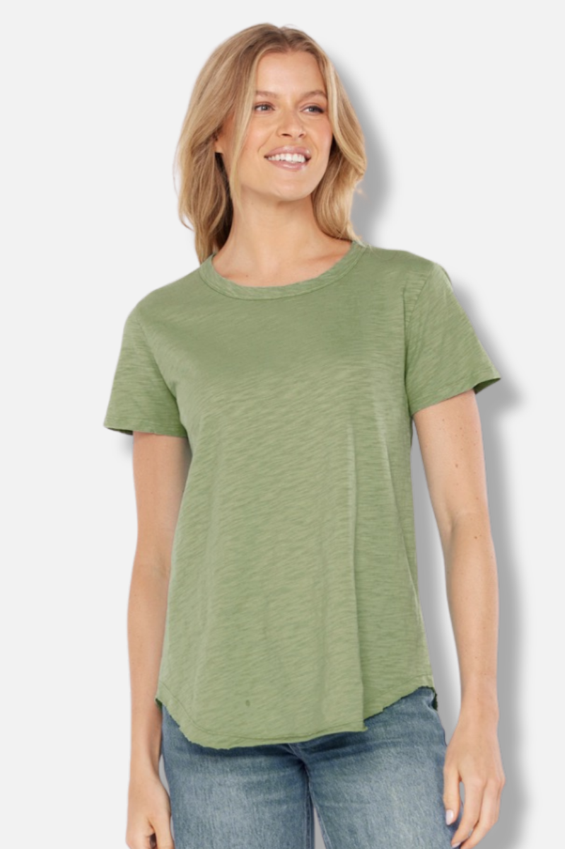 Short Sleeve Crew Tee - Hazel