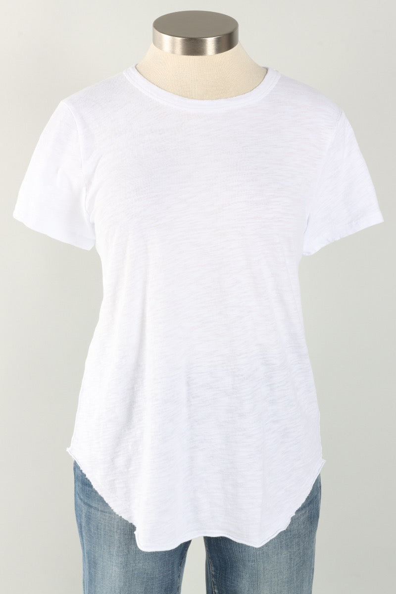 Short Sleeve Crew Tee - White