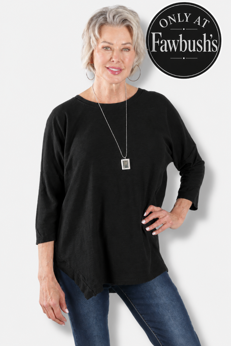 Osize Boxy Top - Black