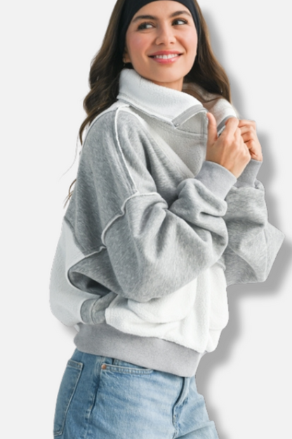 Carter Pullover - Heather Grey
