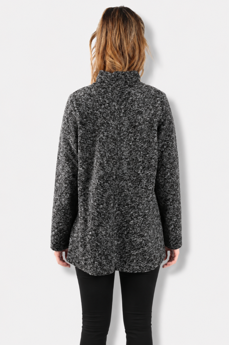 CUT LOOSE 3248902-2607 ZIP SWING JACKET BLACK