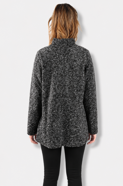 CUT LOOSE 3248902-2607 ZIP SWING JACKET BLACK