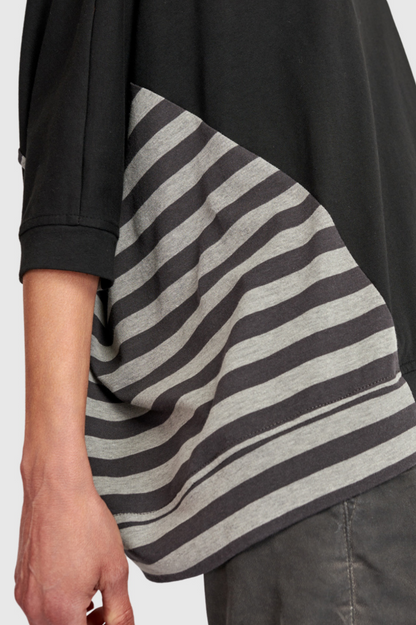 Urban Colorblock Top - Black