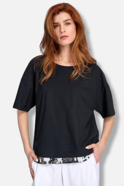Tekbika Aero Boxy Tee - Black 