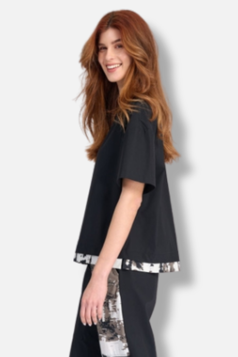 Tekbika Aero Boxy Tee - Black 