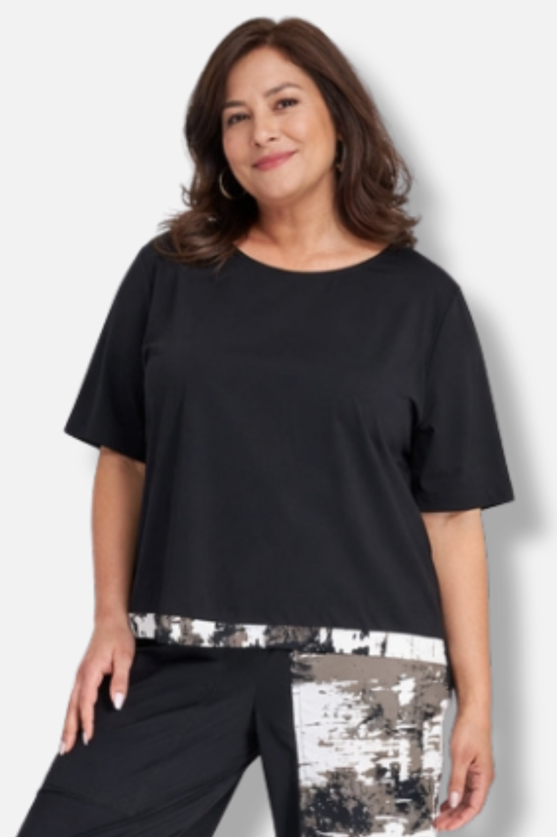 Tekbika Aero Boxy Tee - Black 