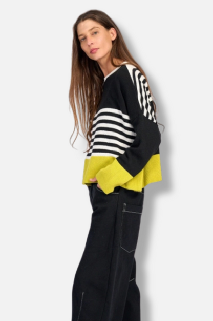 Honeybee Sweater - Black & Yellow