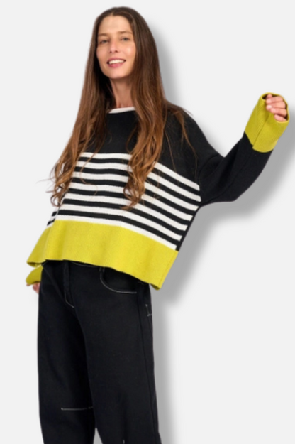 Honeybee Sweater - Black & Yellow