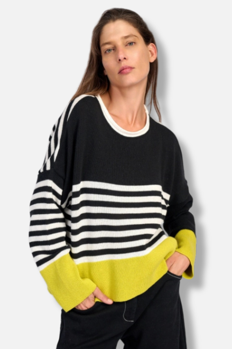 Honeybee Sweater - Black & Yellow