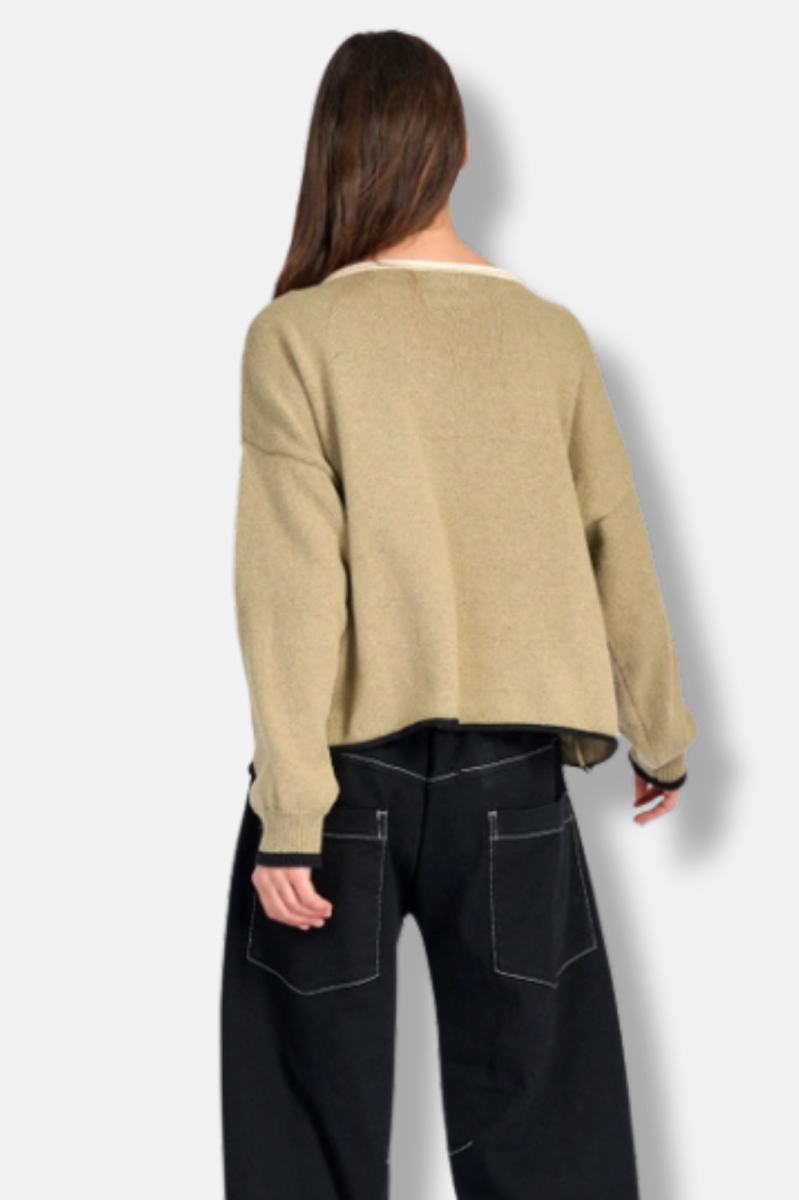 Pip Rollneck Pullover - Stone