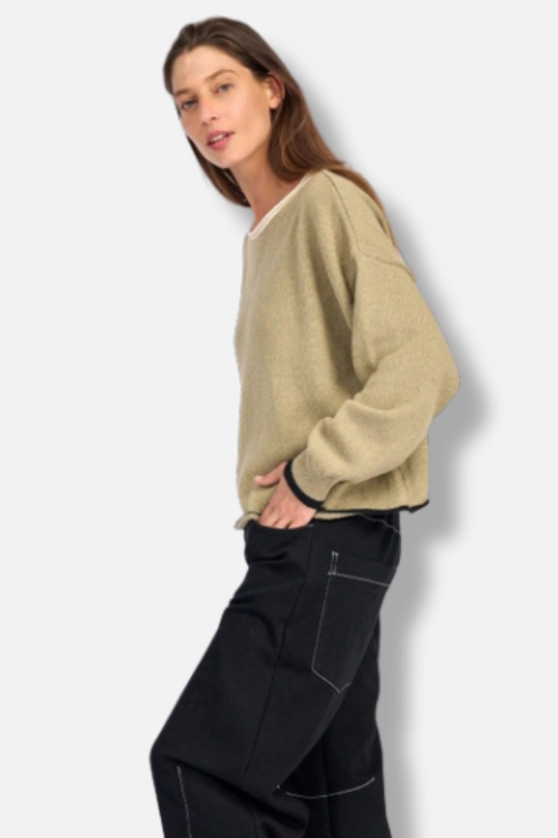 Pip Rollneck Pullover - Stone