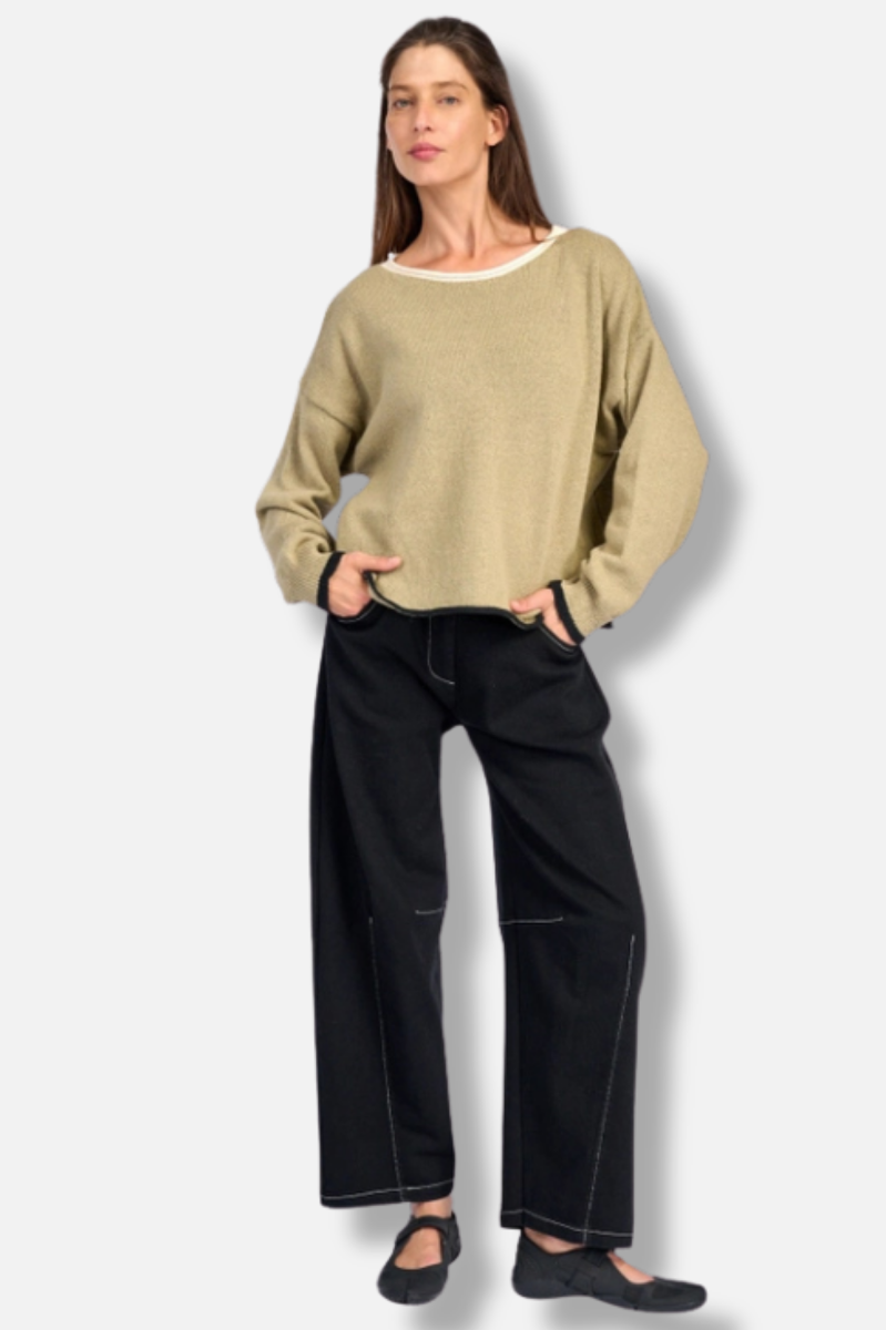 Pip Rollneck Pullover - Stone