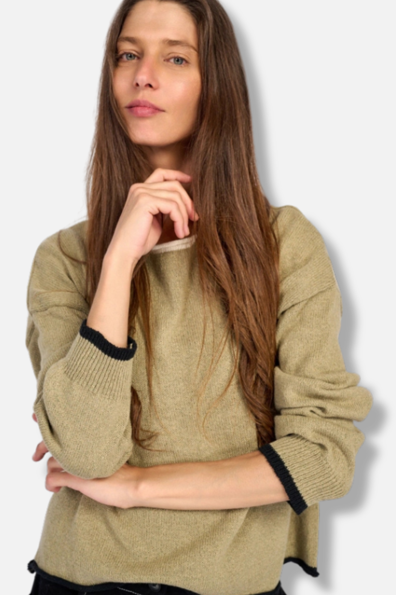 Pip Rollneck Pullover - Stone